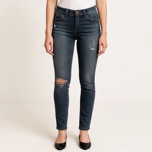 Articles of Society Sarah Loma Vista Skinny Jeans Distressed Low Rise 27 28x29